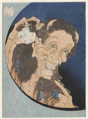 Katsushika Hokusai, Lachende Hannya, 1831, Kunsthalle Bremen – Der Kunstverein in Bremen