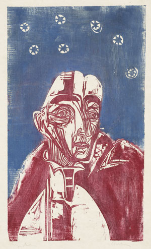 Ernst Ludwig Kirchner, Frau in der Nacht, 1919, Privatsammlung, Kunsthalle Bremen – Der Kunstverein in Bremen